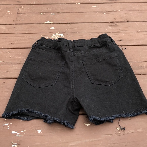 Black high waisted shorts for girls - Picture 2 of 2